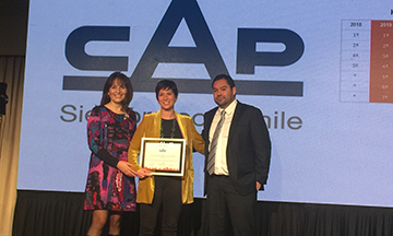 Grupo CAP logra primer lugar en categoría “Holding Empresarial” en Merco Talento