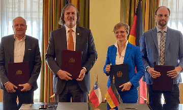 Siderúrgica Huachipato firma junto a Corfo, el Gobierno alemán y la empresa SMS acuerdo de cooperación para la producción de acero verde en Chile